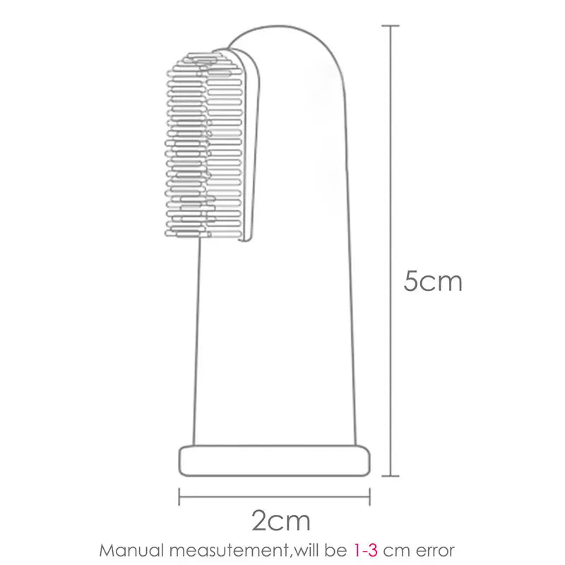 Children’s Oral Care Finger Toothbrush for Babies - Soft & Portable Travel-Friendly Health Cleaning Brush for Newborns
