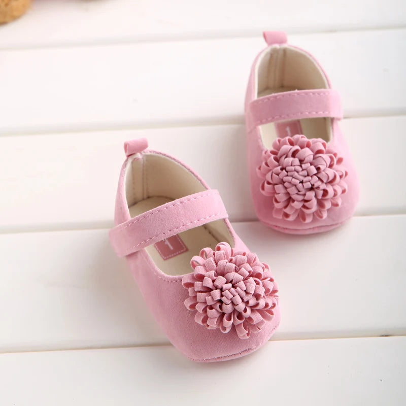 0-18 Months Newborn Baby Girl Walking Shoes – Princess Soft Bottom Anti-Drop Toddler Shoes
