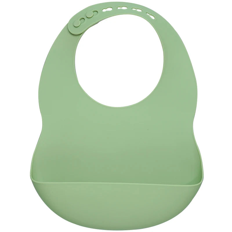 Muslinlife Newborn Baby Silicone Feeding Bibs | Waterproof Toddler Breakfast Tableware | Baby Feeding Bibs for Toddlers - Kidzy Market