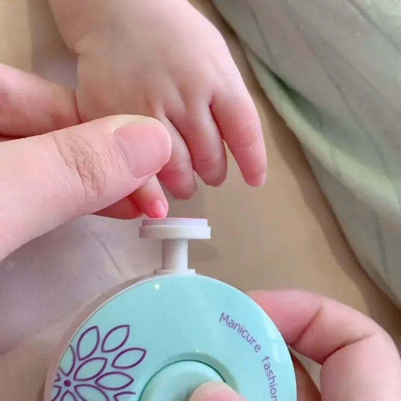Electric Baby Nail Trimmer Kid Nail Polisher Tool Infant Manicure Scissors Baby Hygiene Kit Nail Clipper Cutter for Newborn