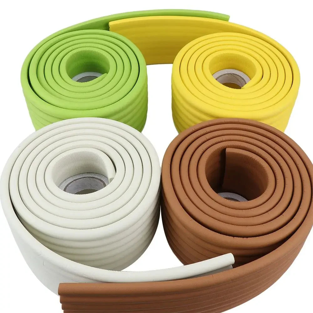 2M Children Safety Foam Protection Strip, Baby Table Desk Edge Guard, Corner Protector for Furniture