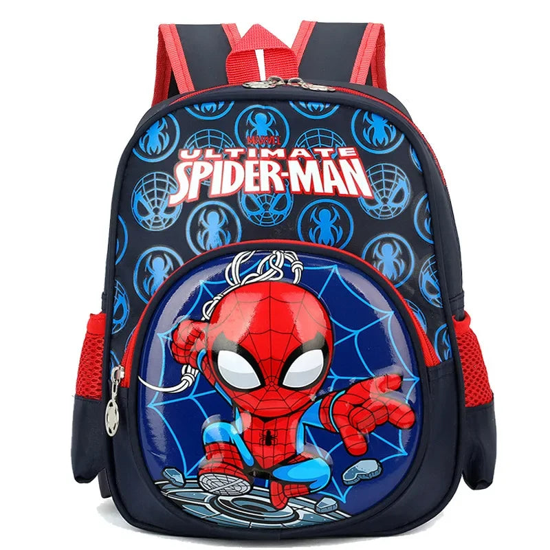 Fashion Brand Children Cartoon Spider Schoolbag – Disney Backpack for Boys & Girls, Cute Kitty Two-Shoulder Bag Kids Bags - Kidzy Market