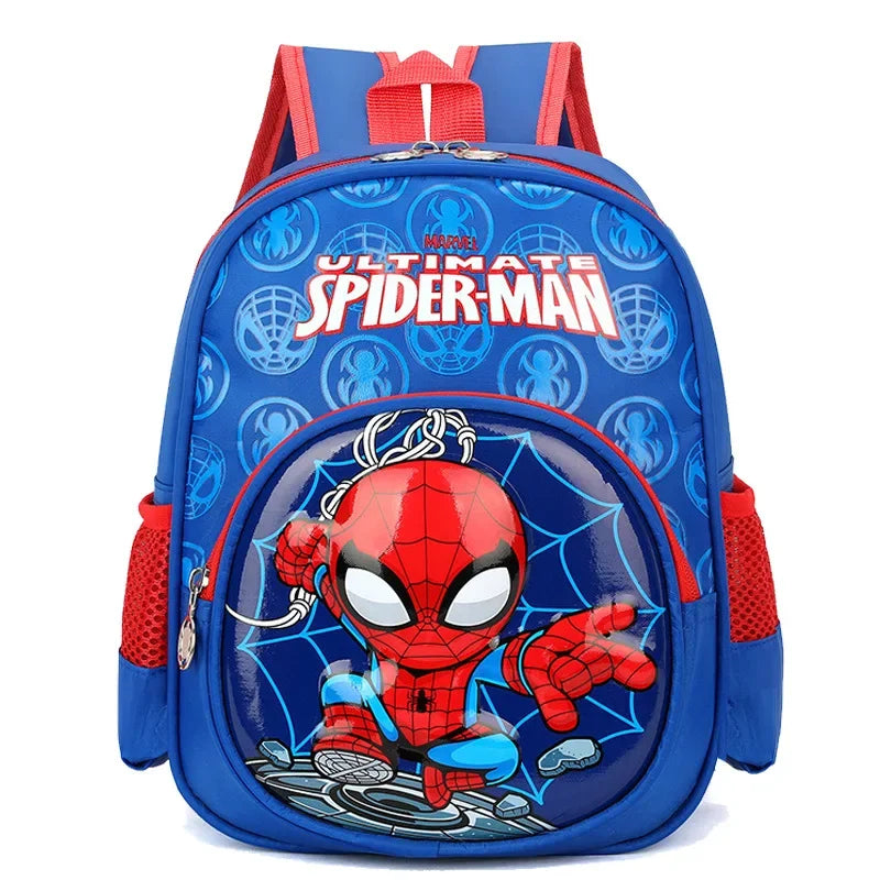 Fashion Brand Children Cartoon Spider Schoolbag – Disney Backpack for Boys & Girls, Cute Kitty Two-Shoulder Bag Kids Bags - Kidzy Market