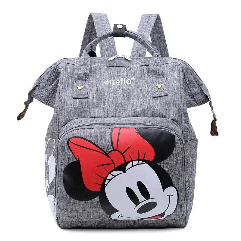 Disney Mickey Mouse Backpack – Cartoon Diaper Bag, Large Capacity Storage Bag for Mother & Baby, Schoolbag for Boys & Girls - Kidzy Market