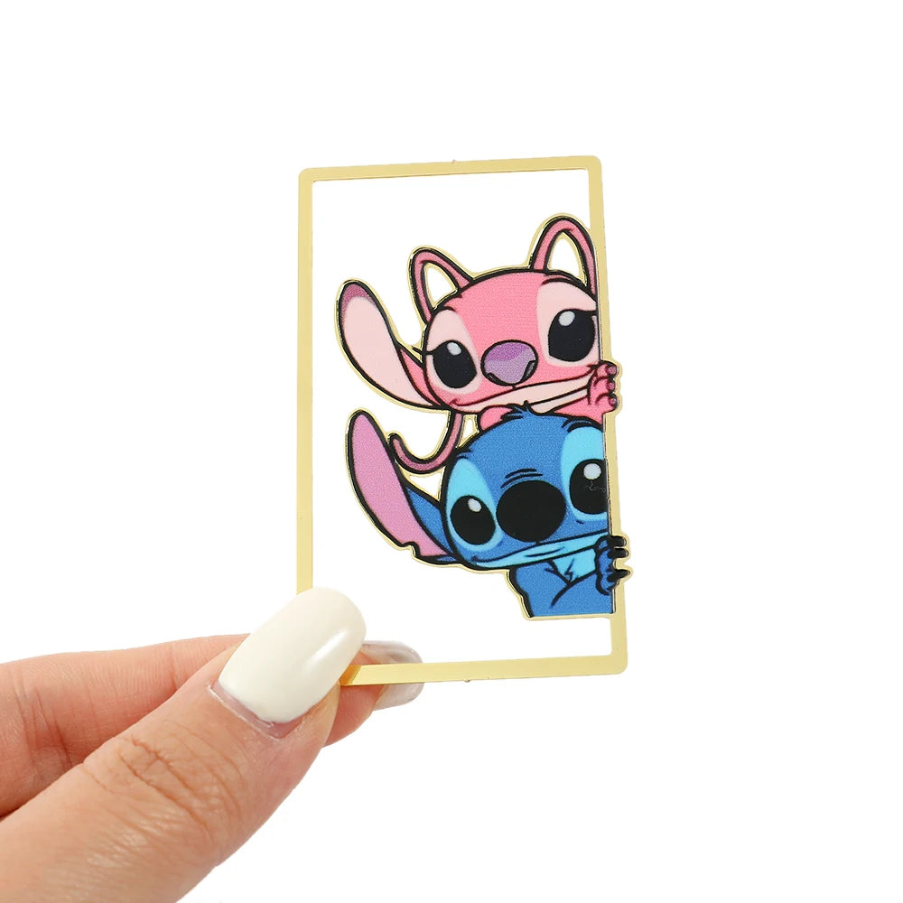 Cute Stitch Bookmark – Disney Fan Gift, Kawaii Book Page Clip for Kids and Friends