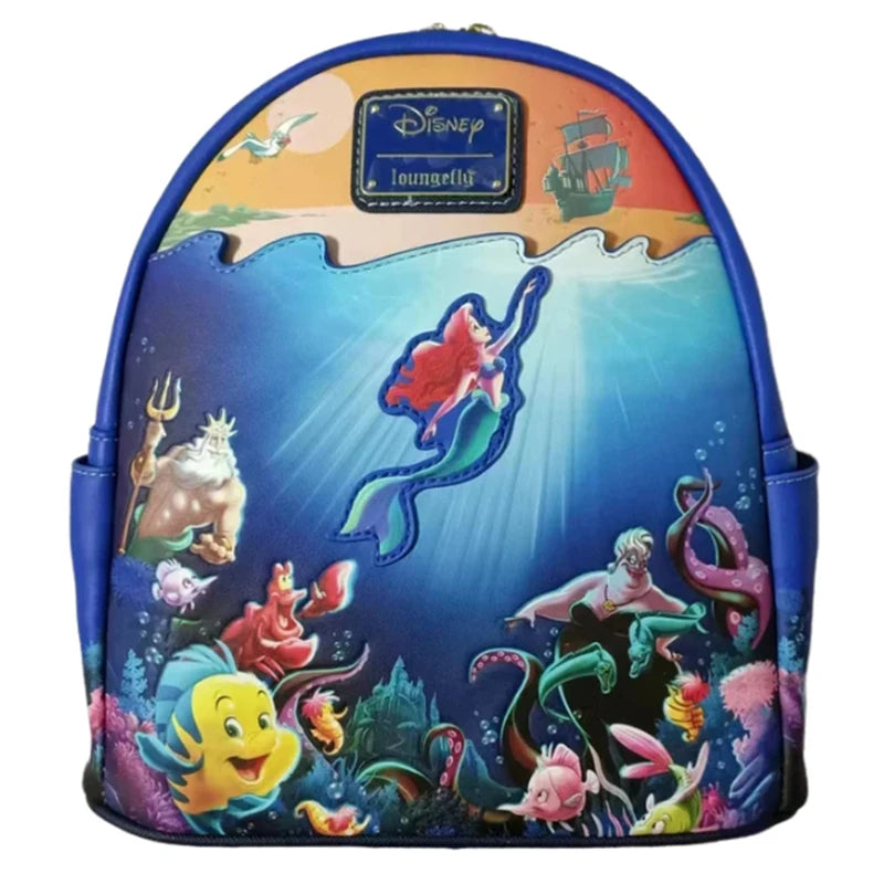 Disney Stitch Plush Mini Backpack – Cute Anime Shoulder Bag for Girls and Kids