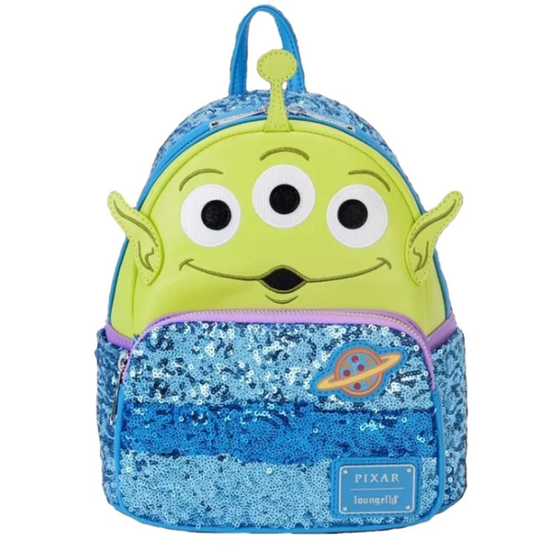Disney Stitch Plush Mini Backpack – Cute Anime Shoulder Bag for Girls and Kids
