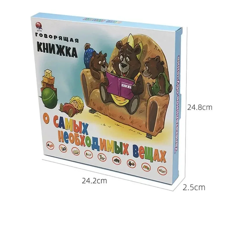 Russian Electronic Sound Book – Educational Toy with Learning Pen for Kids