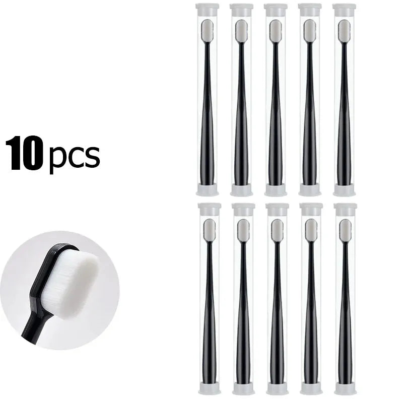 Ultra-fine Soft Toothbrush Million Nano Bristle Adult Teeth Deep Cleaning Portable Travel Dental Oral Care Brush