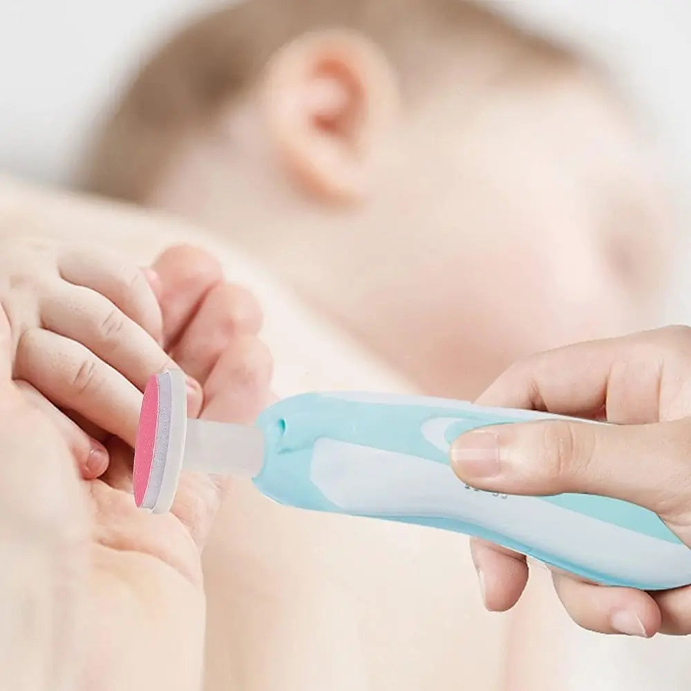 20Pcs Nail Baby File Pads Trimmer Replacement Grinding Head Pad Electric Clippers Heads Disc Sandpaper Infant Newborn Polish Toe