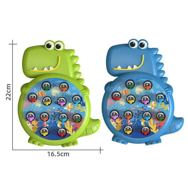 Children’s Magnetic Fishing Toy – Dinosaur Magnetic Fishing Rod Game, Early Educational Toy for Kids, Birthday Gift