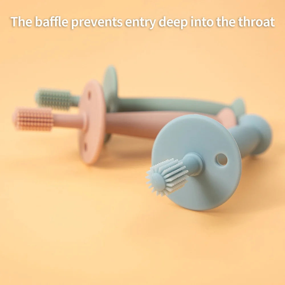 TYRY.HU 1PC Baby Toothbrush 360 Degree Child Toothbrush Teethers Silicone Kids Teeth Oral Care Cleaning
