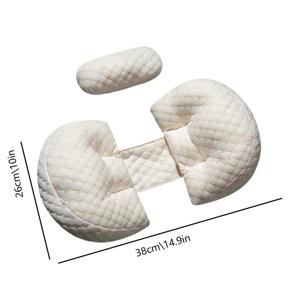 Maternity Side Sleep Pillow Multi-function U-shape Belly Support Waist Support Legs Mat Soft Breathable Pregnant Supplies