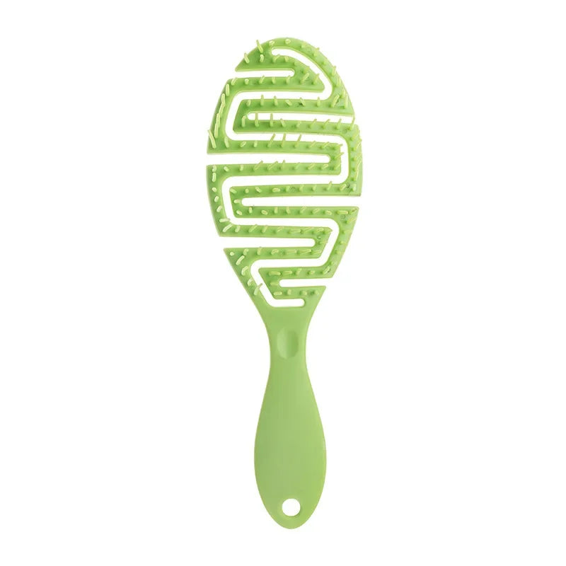 Wet & Dry Hair Brush Comb - Barber Pro Styling Tools - Anti-Tangled, Anti-Static Scalp Massage Brush - Magic Hair Comb