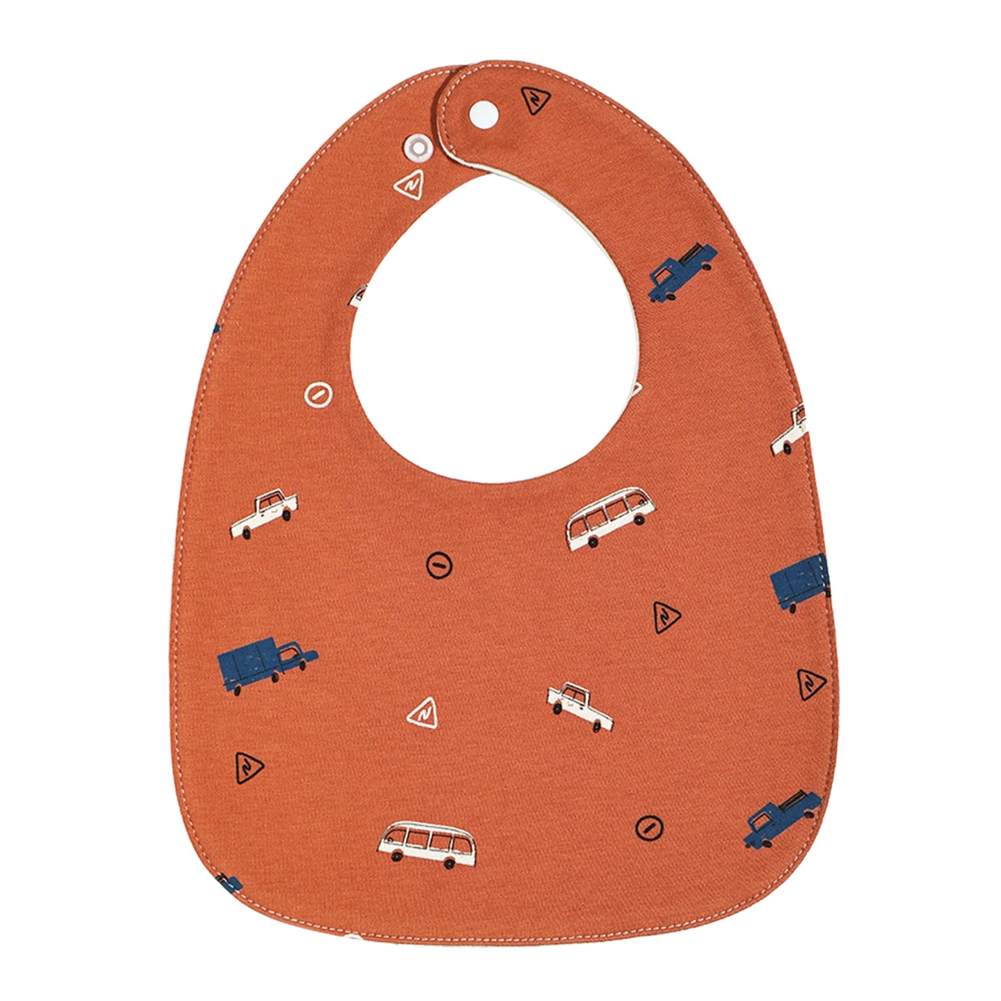 INSULAR 3-Layer Baby Bibs & Burp Cloth Set – Soft Cotton Adjustable U-Shape Feeding Bib for Newborns & Infants, Saliva Towel & Rice Bag - Kidzy Market