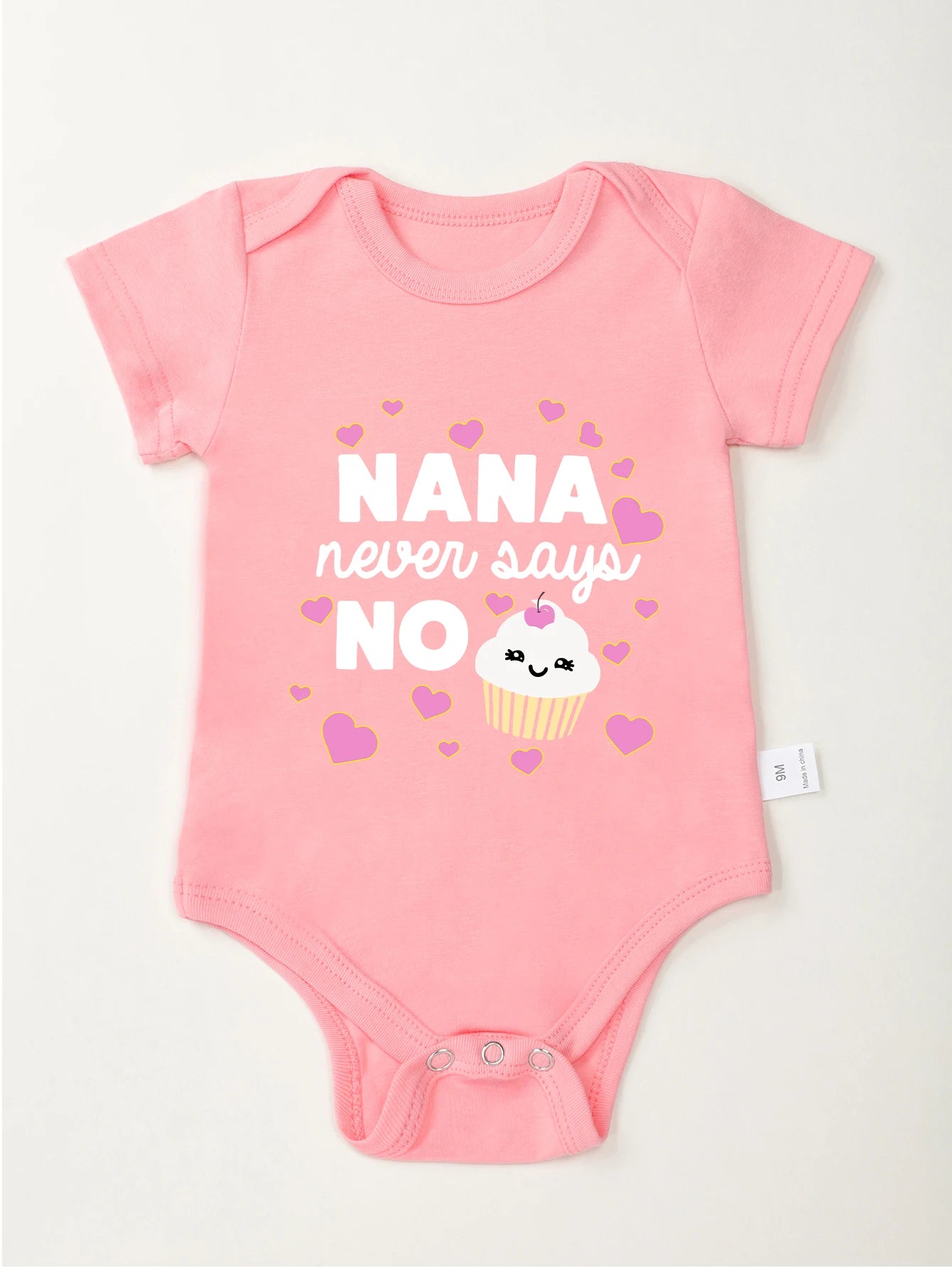 “Nana Never Says No” Rompers Onesie – Baby Boy & Girl Jumpsuit – 0-24M Toddler One-Piece Cute Bodysuit – Trendy Infant Clothes
