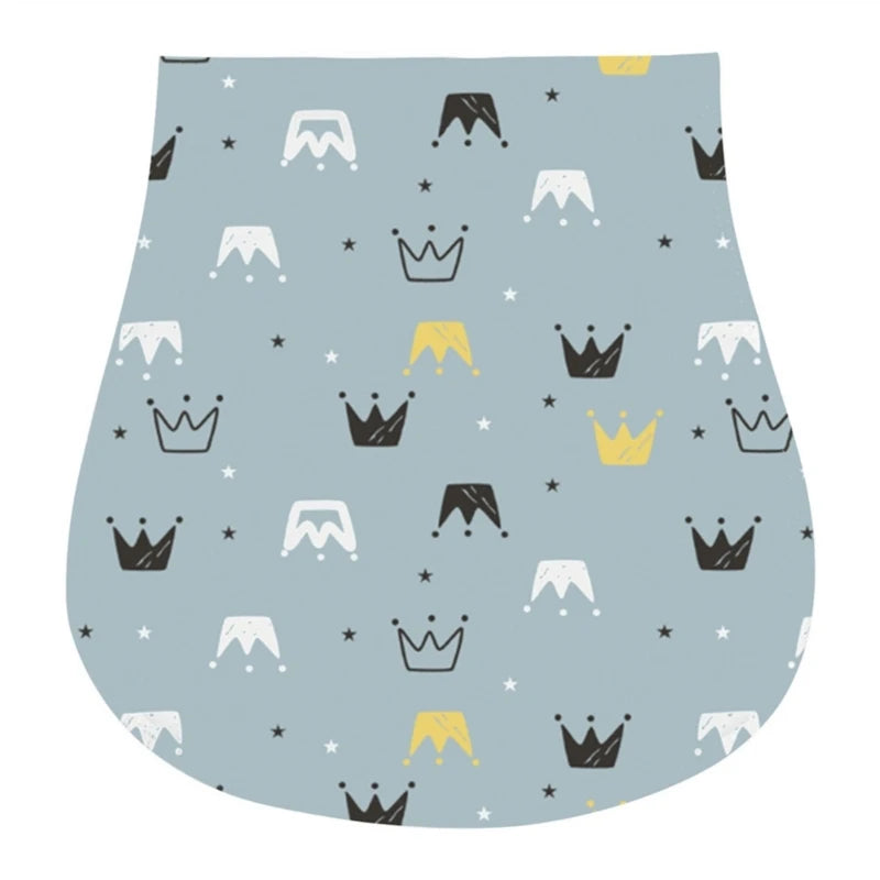 2-Layer Absorbent Burp Cloths – Soft Cotton Baby Bibs for Feeding & Teething - Kidzy Market