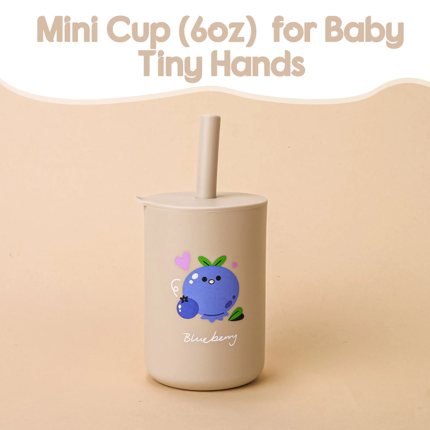 Baby Feeding Drinkware Straw Cup, Cartoon Learning Feeding Cup, Food Grade Silicone Toddler Water Bottle, BPA-Free Tableware