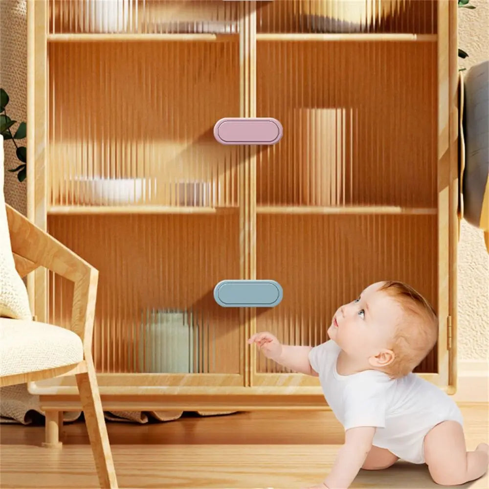 Protection Equipment Baby Safety Locks Plastic Solid Color Slot Locks Straps Children Security Protector Multipurpose