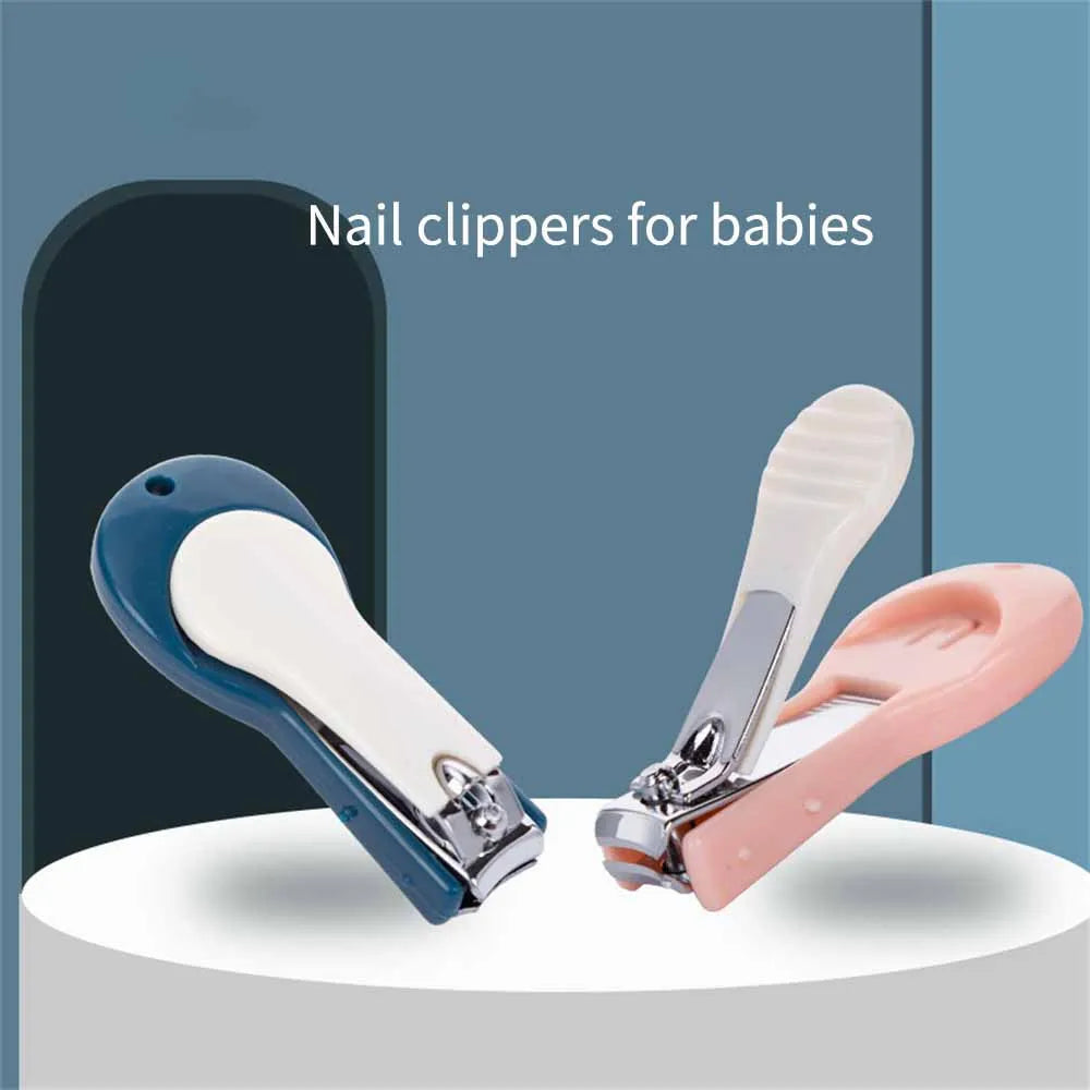 Clean Protective Cover Baby Nail Clippers, Stainless Steel Anti-Pinch Nail Clippers, Baby Nail Repair Safety