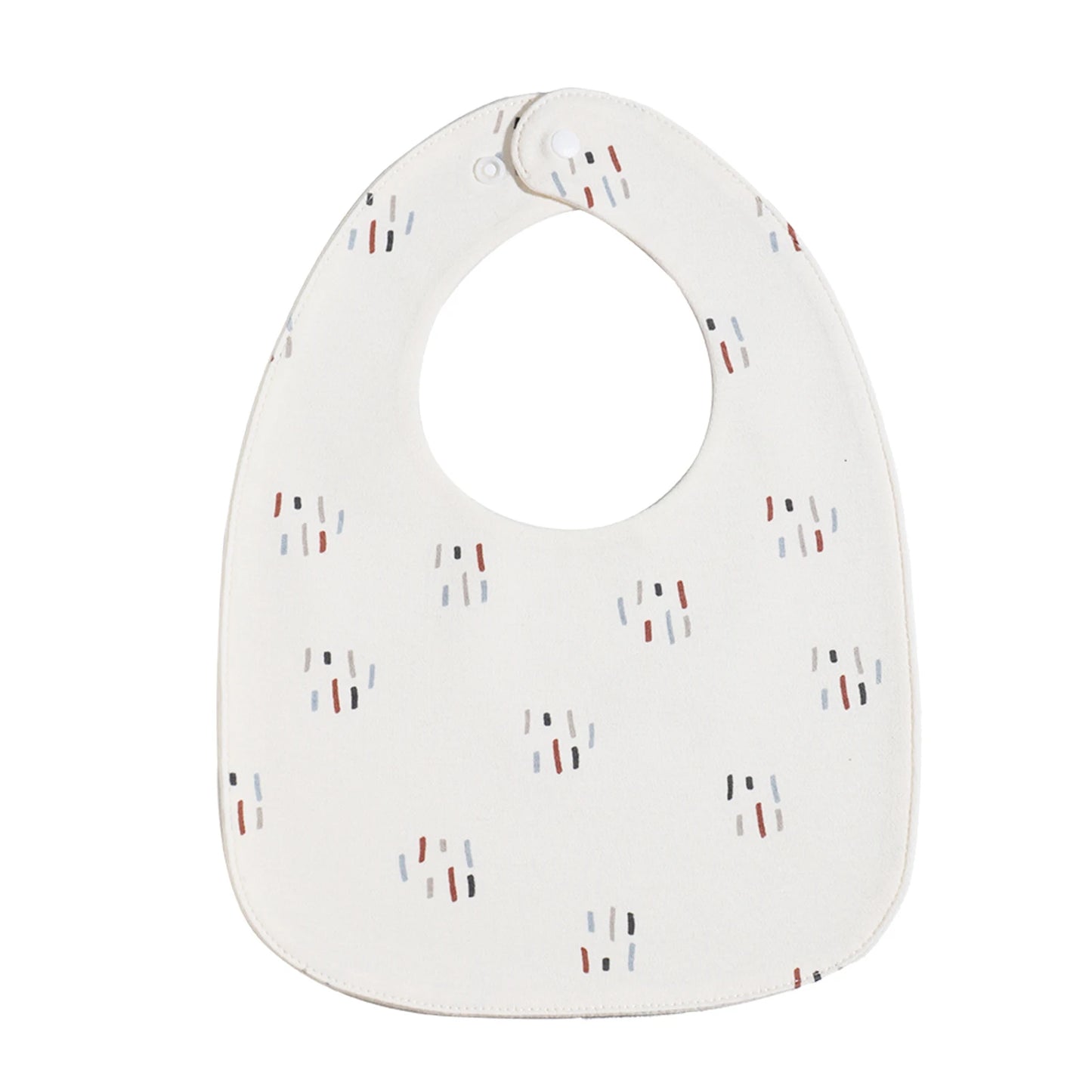 INSULAR 3-Layer Baby Bibs & Burp Cloth Set – Soft Cotton Adjustable U-Shape Feeding Bib for Newborns & Infants, Saliva Towel & Rice Bag - Kidzy Market