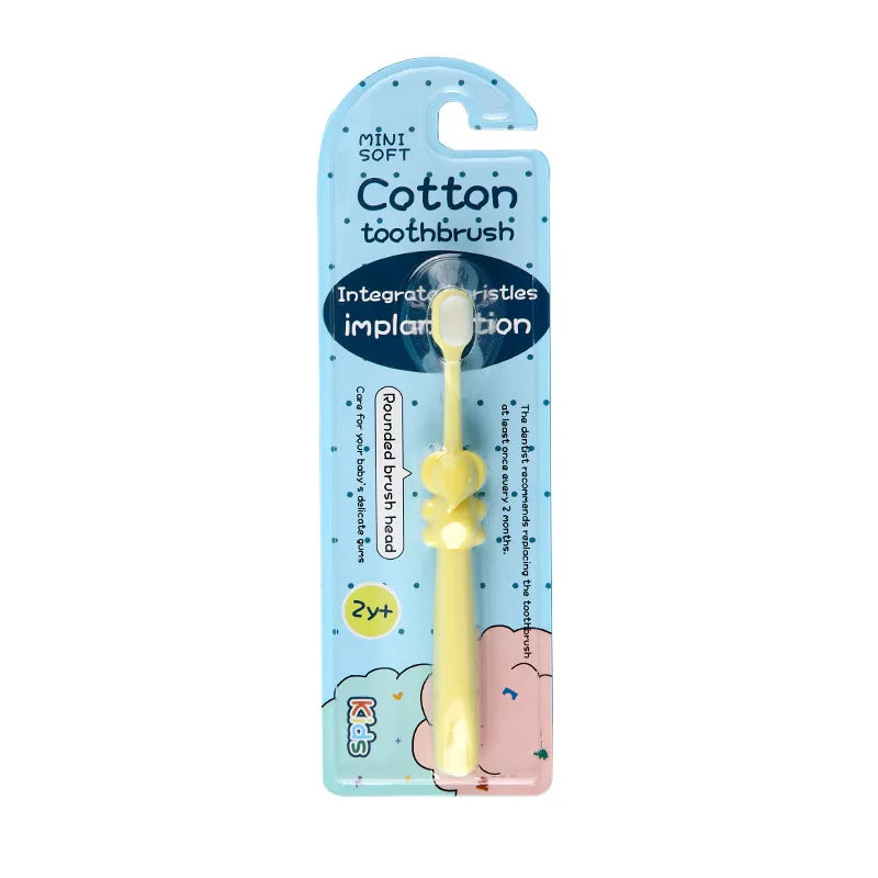 Children’s Toothbrush Oral Care Manual Toothbrush for Baby, Cartoon Rabbit Design, Oral Hygiene Gifts & Toys, 2 Styles
