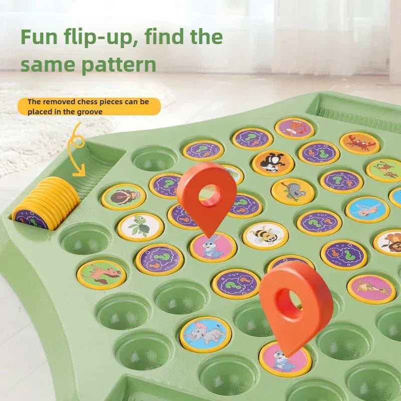 Fun Animals Flip Through Feather Chess - Pattern Xiaoxiao Music Gameplay, Interactive and Entertaining Game