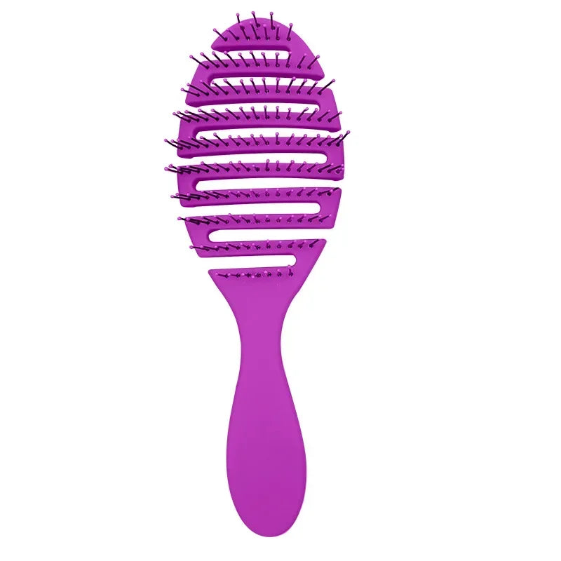 Wet & Dry Hair Brush Comb - Barber Pro Styling Tools - Anti-Tangled, Anti-Static Scalp Massage Brush - Magic Hair Comb