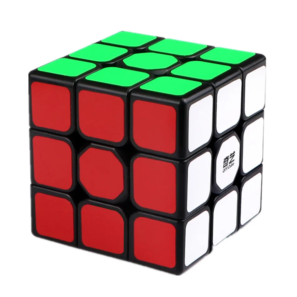 Qiyi Magic Cube 2x2, 3x3, 4x4, 5x5, 6x6, Black Stickers, Educational Puzzle Toy for Children & Kids, Cubo Magico Gift Toy