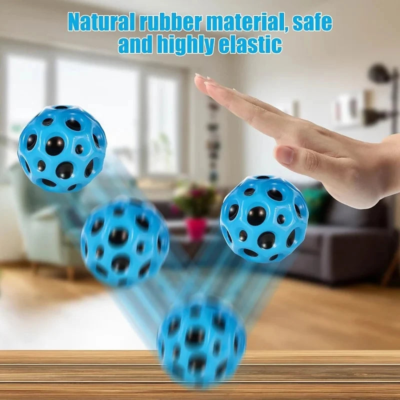 Perforated Foam Moon Ball – Soft Bouncing Ball for Outdoor Interactive Play