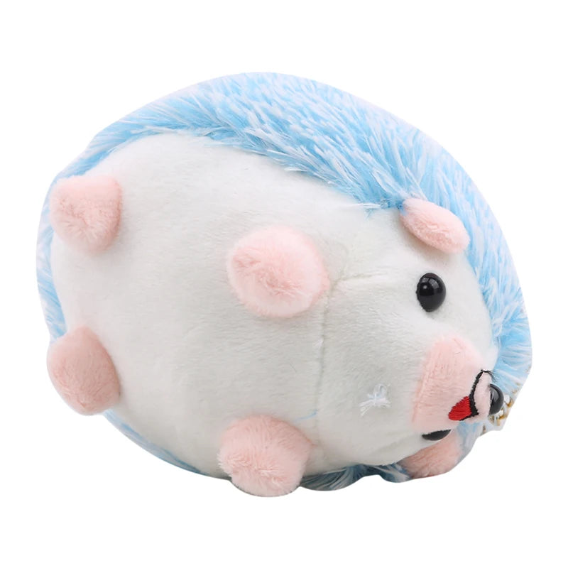 Cute Hedgehog Plush Keychain, Cartoon Car Keyring and Bag Accessory for Girls and Women