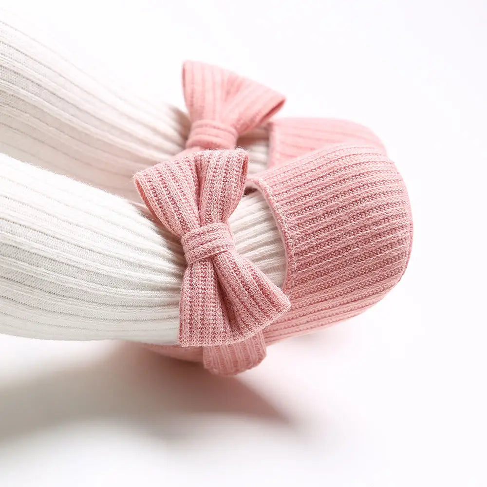 0-18M Baby Girls Cotton Shoes Retro Spring Autumn Toddlers Prewalkers Soft Bottom First Walkers