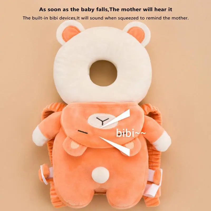 Baby Head Fall Protection Pad Cushion Cartoon Soft Security Pillows Backpack Newborn Headrest Security Pillows Backpack Toddler