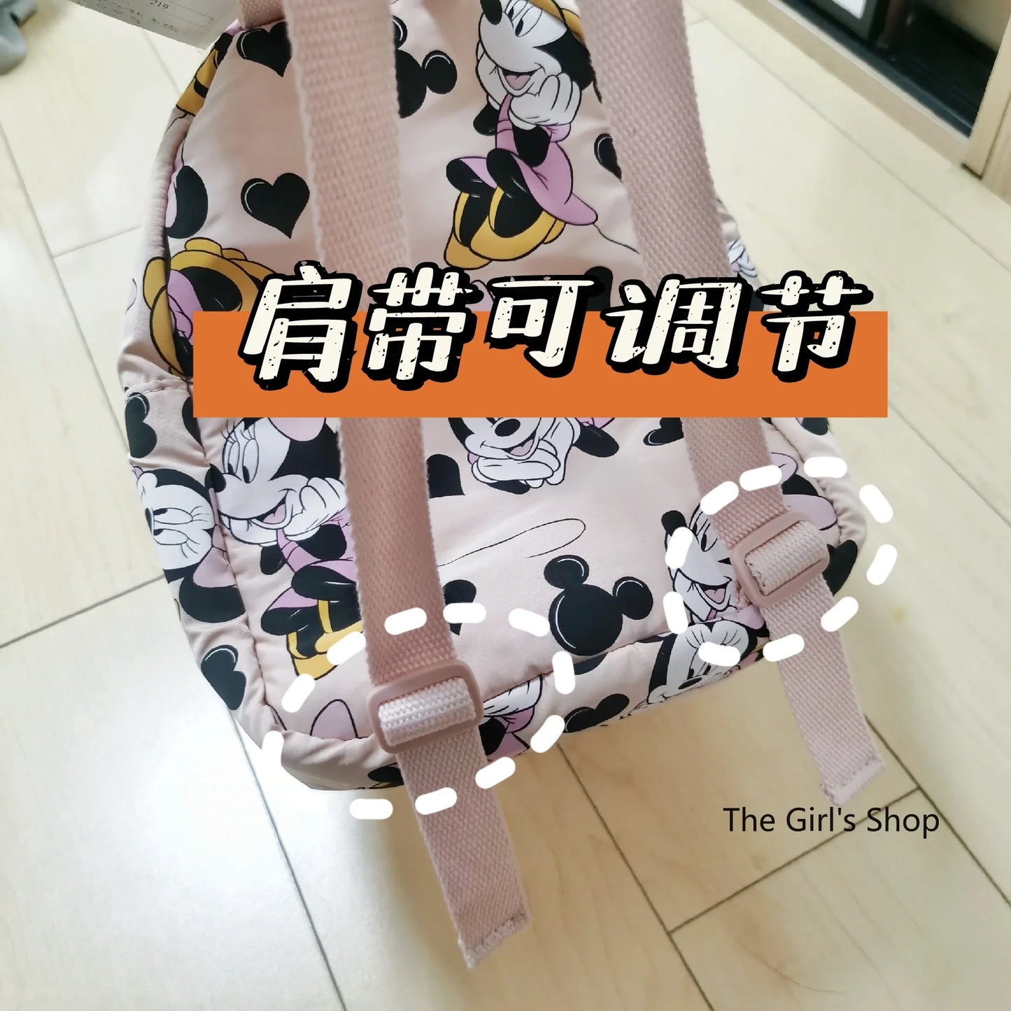 Disney Minnie New Original Fashion Girls Backpack – High Quality, Large Capacity Cute Children's School Bag, Luxury Brand Backpack - Kidzy Market