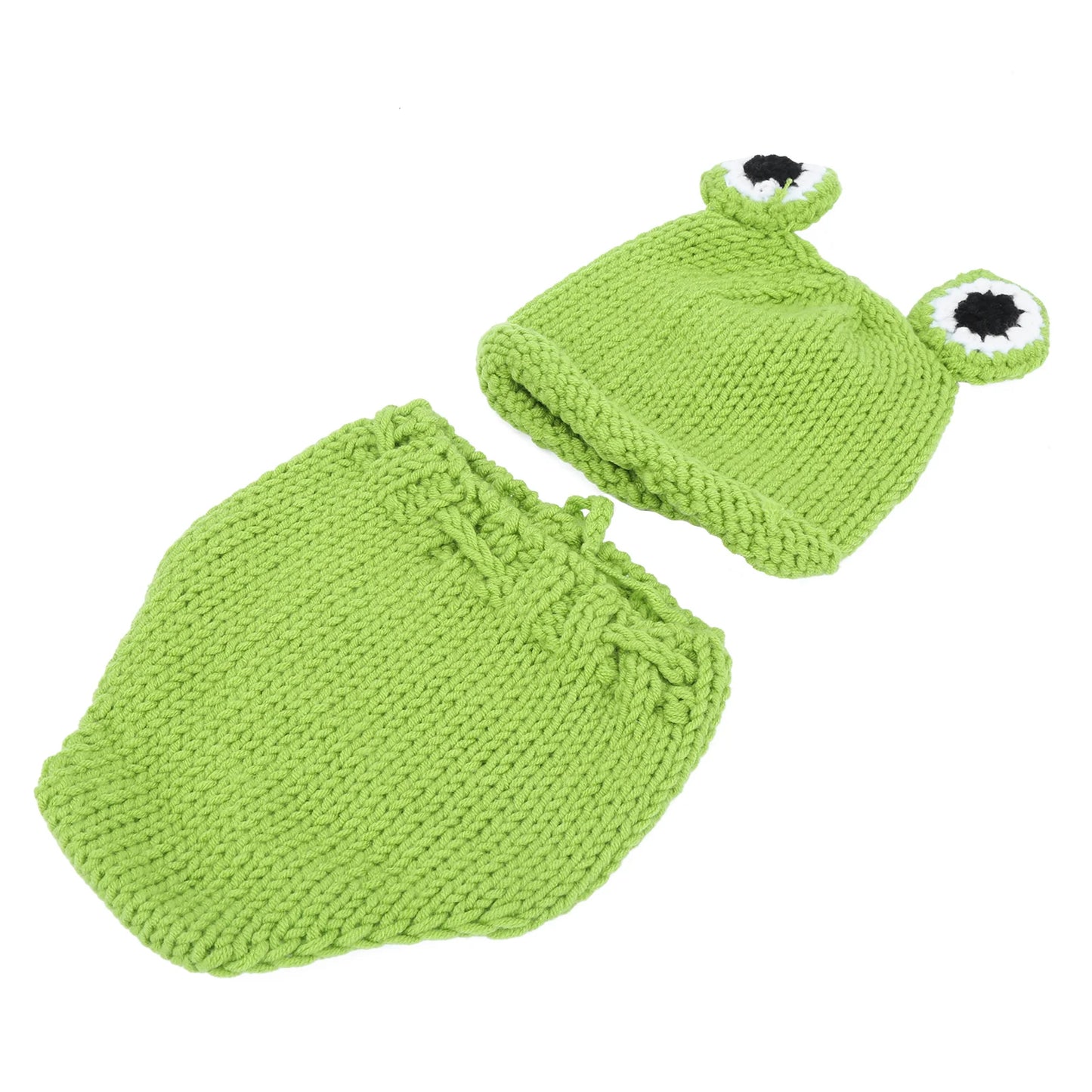 Newborn Baby Hat and Pants Photography Prop Outfit for 0-6 Months Old Baby