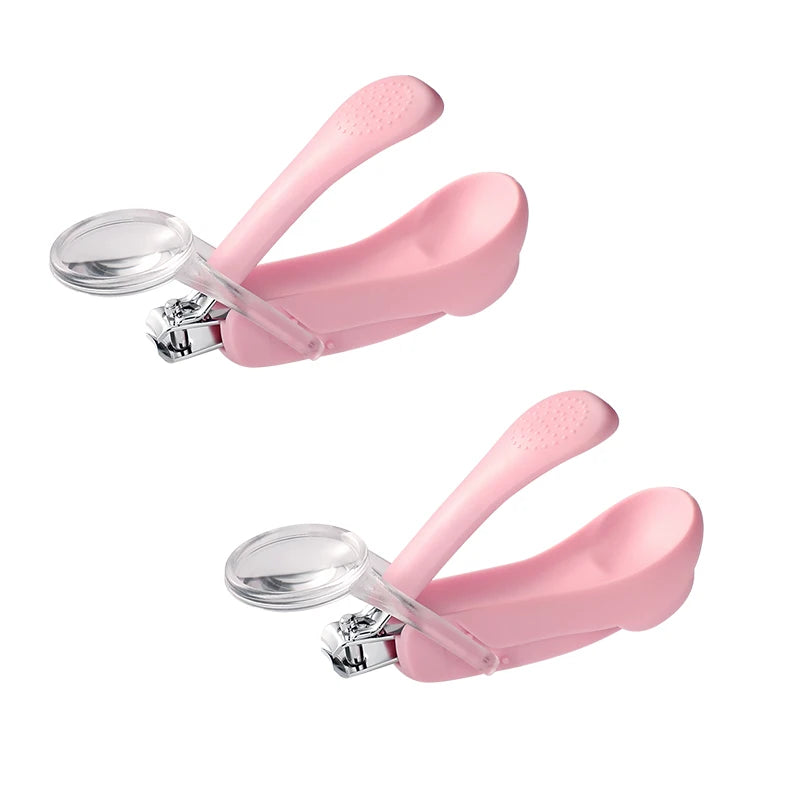 Infant Baby Nail Cutting Clippers, Children Kids Magnifier Glass Finger Nail Cutter