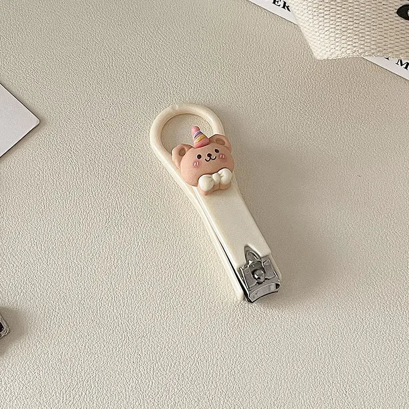 Baby Cute Cartoon Animal Bear Nail Clippers – Portable Nail Scissors, Clippers, Beauty Trimmer Care Accessories for Kids & Girls