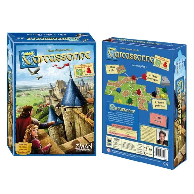 Carcassonne Winter Edition Board Game - 2-5 Players, Family/Party Game, Best Gift, Funny Tile-Placement Board Game