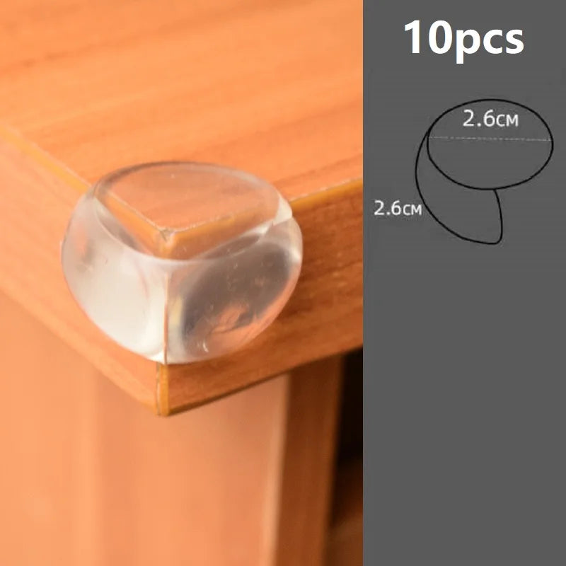 5Pcs/10Pcs Baby Safety Silicone Corner Protectors Table Edge Guards Children Anti-Collision Socket Covers