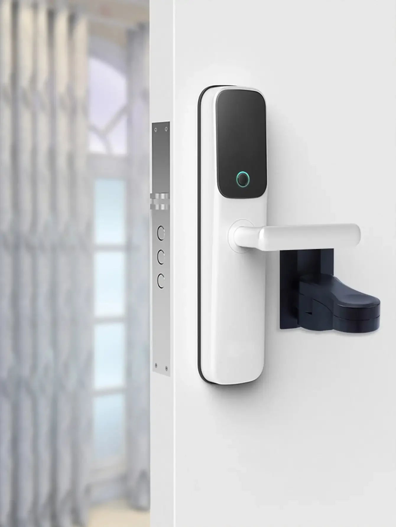 1pc Multi-function Door Handle Lock Child Safety Lock for Cabinet Drawer Doorstop