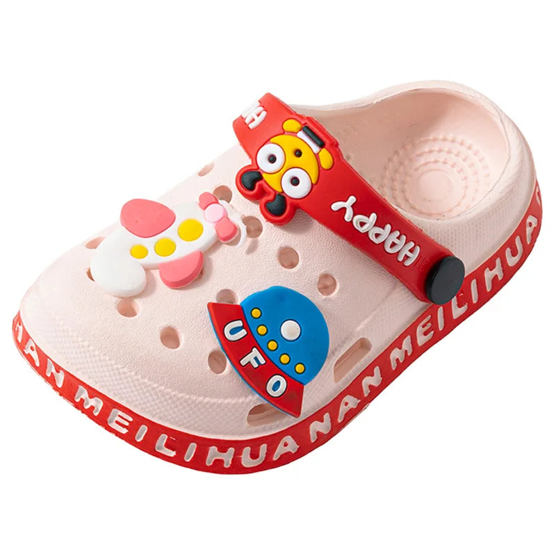 EVA Ultra-Light Boys’ & Girls’ Baby and Toddler Anti-Slip Hole Shoes – Children’s Astronaut UFO Sandals & Slippers