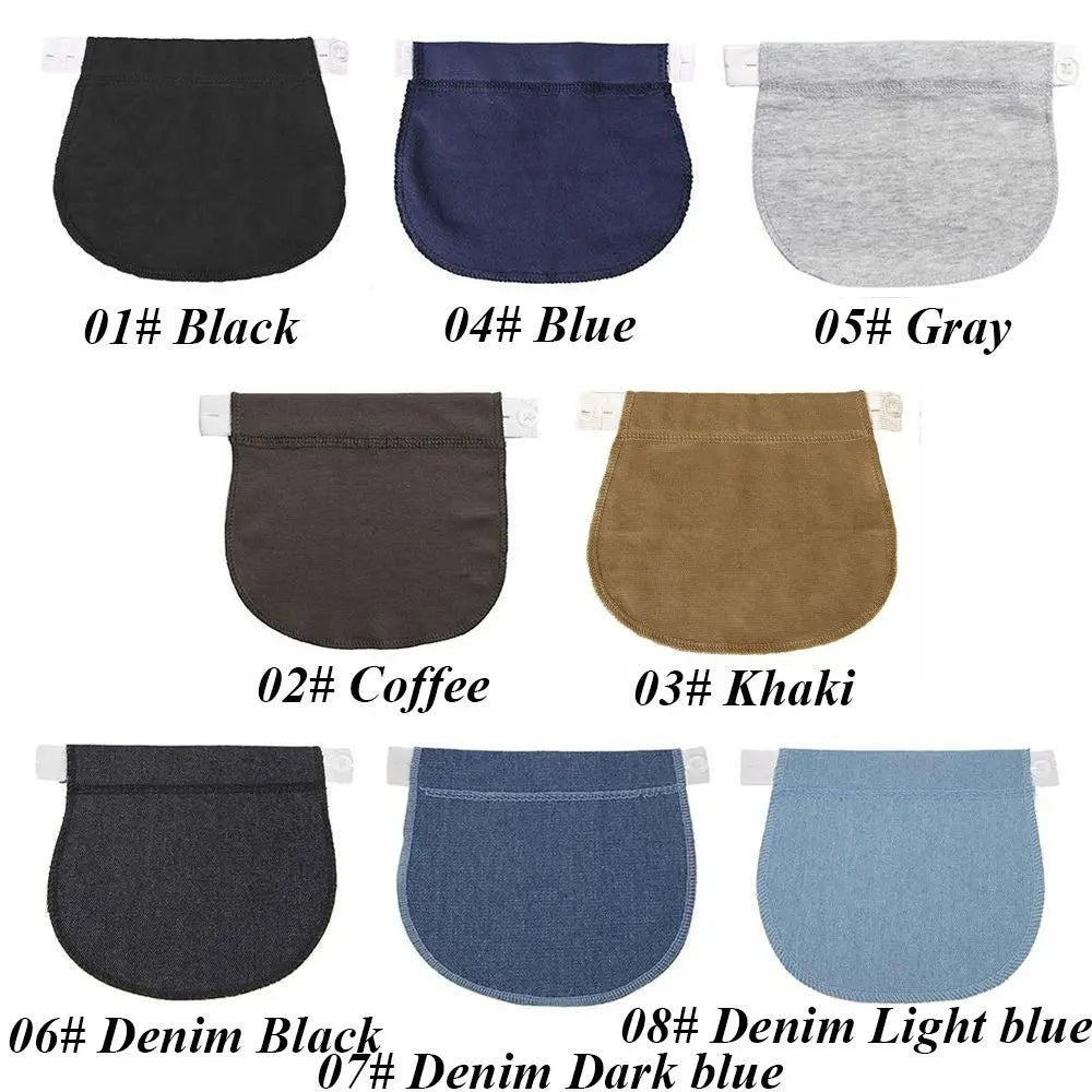 Women Adjustable Elastic Maternity Pregnancy Waistband Belt Waist Extender for Clothing Pants
