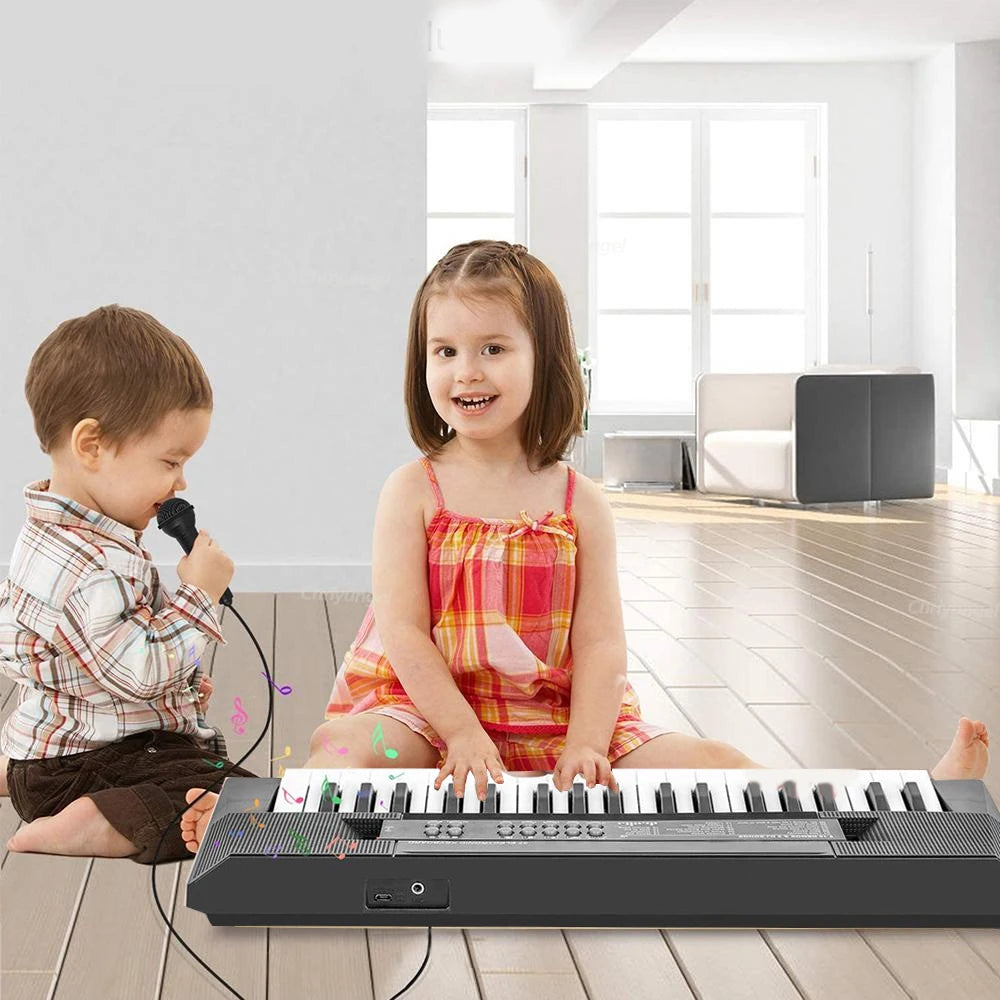37 Keys Kids Electronic Piano Organ Keyboard with Microphone – Educational Toys, Musical Instrument, Perfect Gift for Children (Boys & Girls)