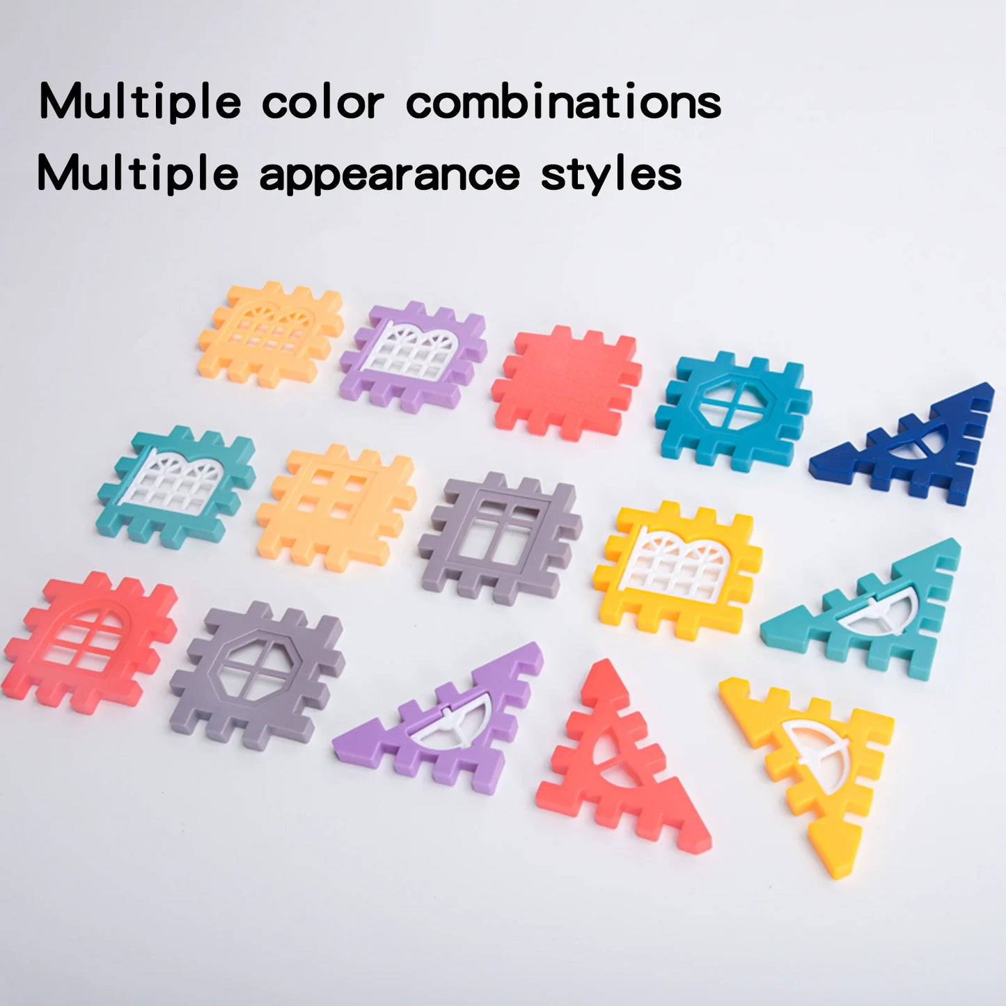 Large Scale House Building Blocks – Simulation Windows for Kindergarten Construction and Kids’ Creative Play