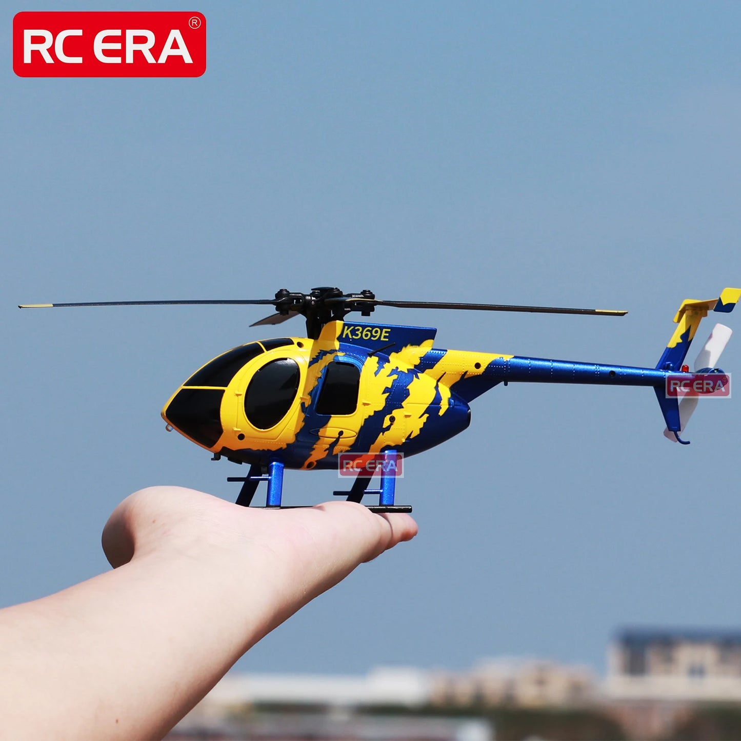 RC ERA C184 Mini MD500 Helicopter – 4CH Gyro Stabilized RC Aircraft with Optical Flow Sensor