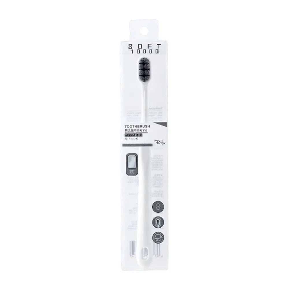 Plush Toothbrush with Super Fine Wave Soft Bristles, 8-Hole Massage for Gum Sensitivity, Adult Soft Hair Toothbrush