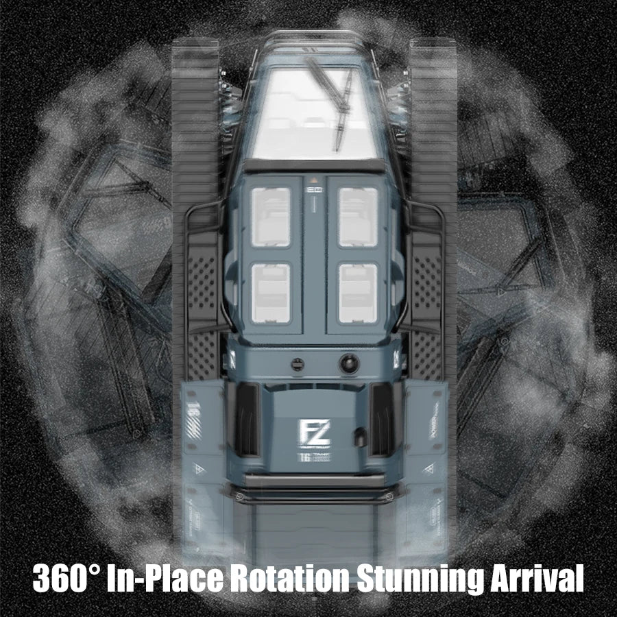 JJRC C8812 RC Tracked Tank with LED Lights and Drift Remote Control