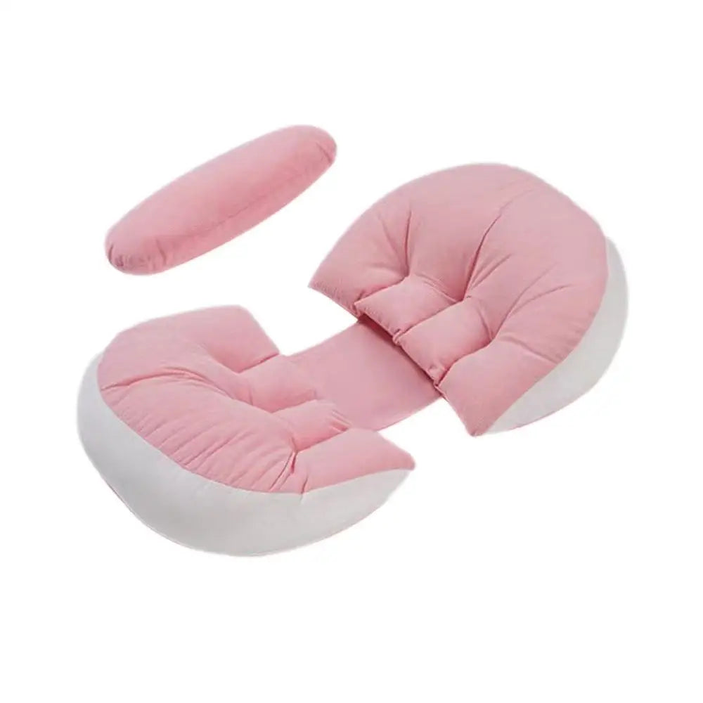 Maternity Side Sleep Pillow Multi-function U-shape Belly Support Waist Support Legs Mat Soft Breathable Pregnant Supplies