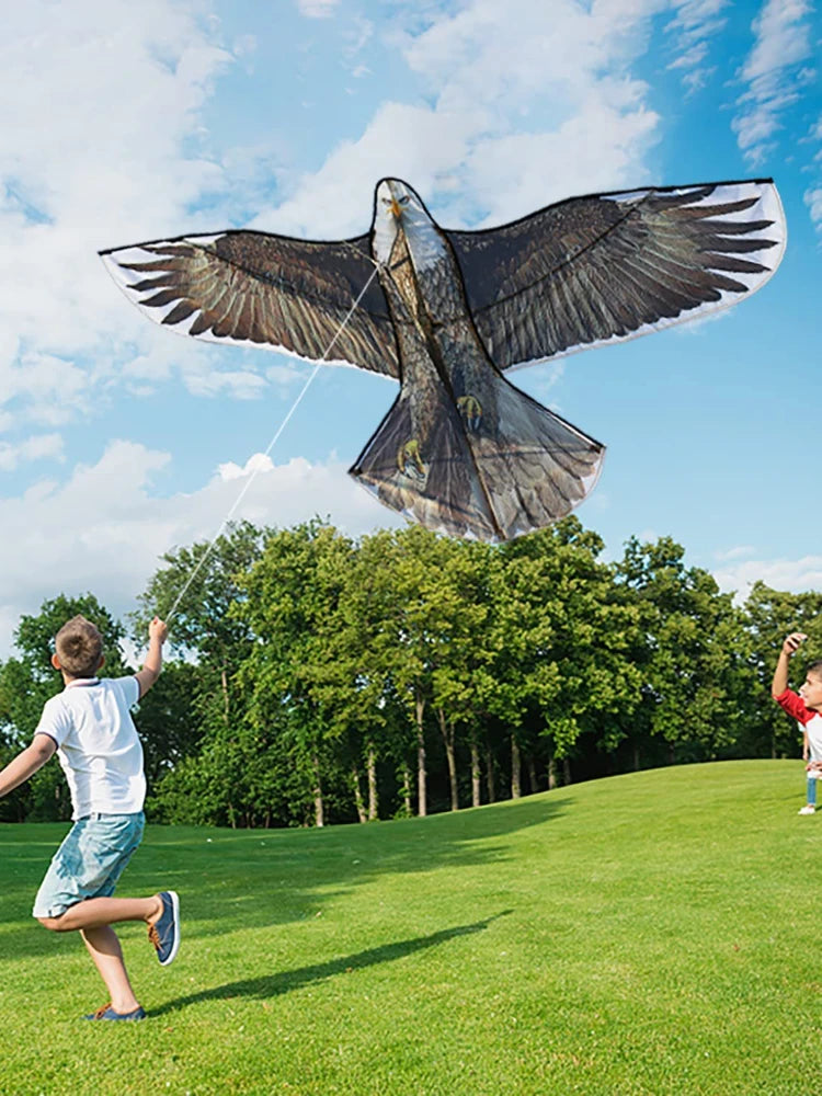 Eagle Kite with Adult Reel Steering – Large Stunt Wind Kite, Professional Accessories, Children’s Flying Outdoor Play Toy