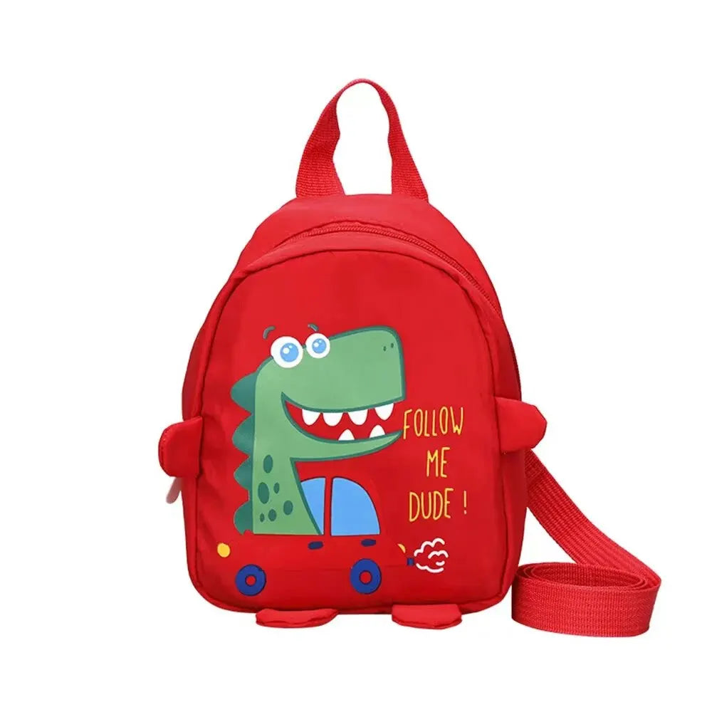 Children’s Cute Cartoon Dinosaur School Bag - Anti-Lost Toddler Backpack for Kindergarten - Kidzy Market